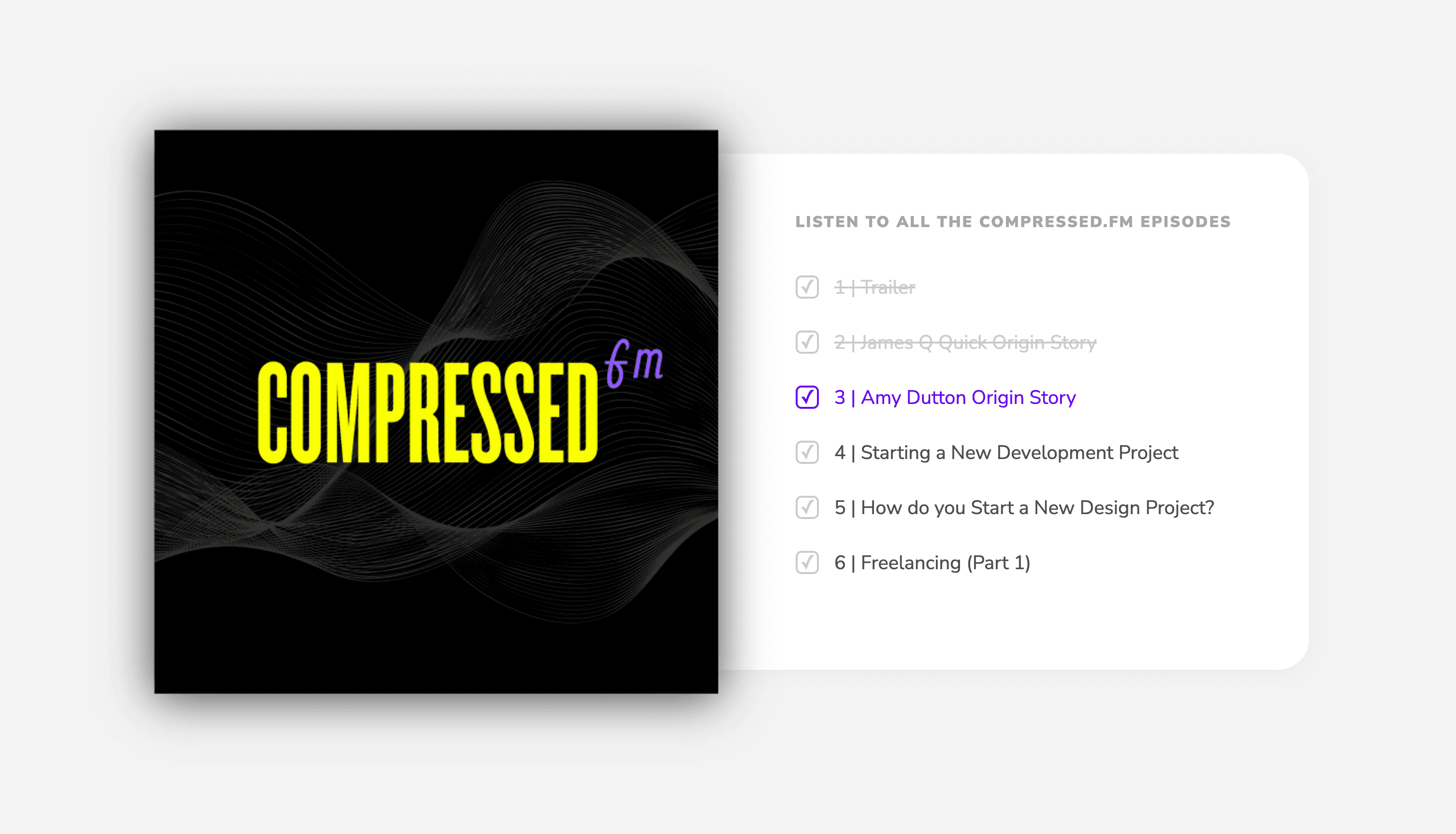 Compressed.fm list