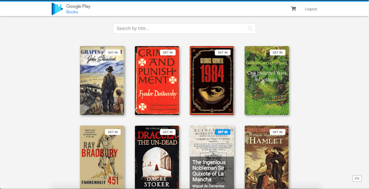 Google Play: Books